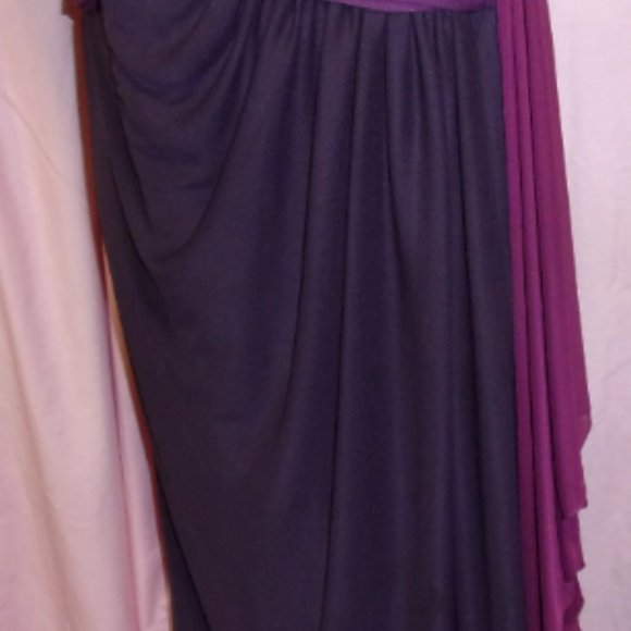 Alex Evening Prom Dress Grape Purple Ombre Colors NWOT Size 8 - Picture 4 of 5